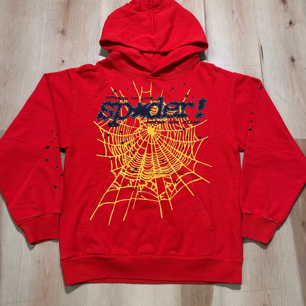 Sp5der V2 P*NK Red Hoodie